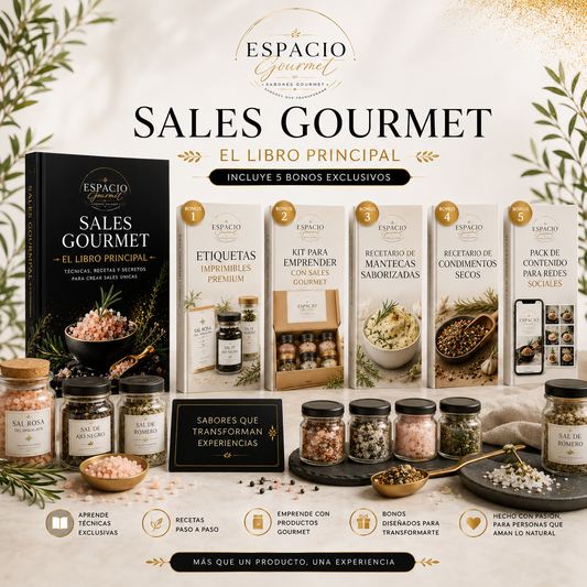 Transforma Ingredientes en Experiencias: El Método Completo de Sales Gourmet para Emprender y Crear Productos Premium